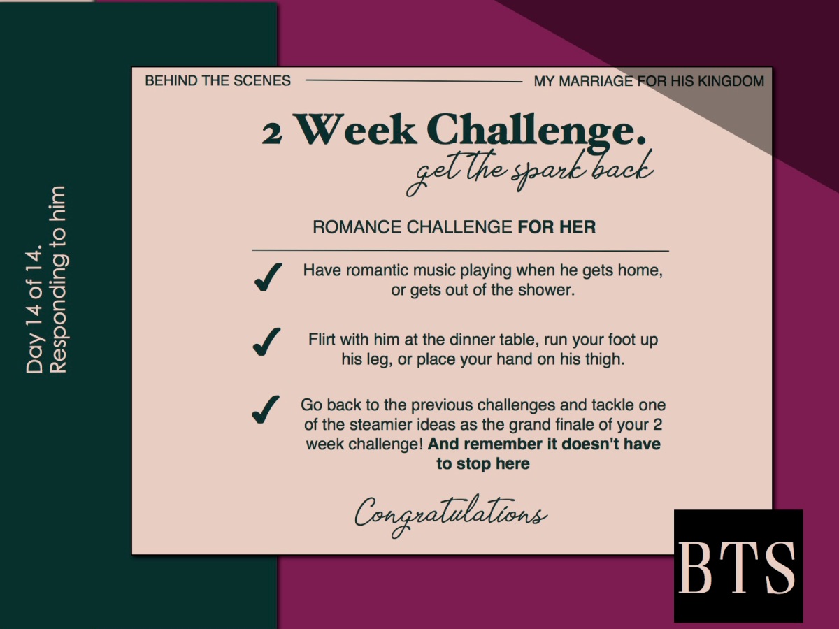 2 Week Challenge – Day 14